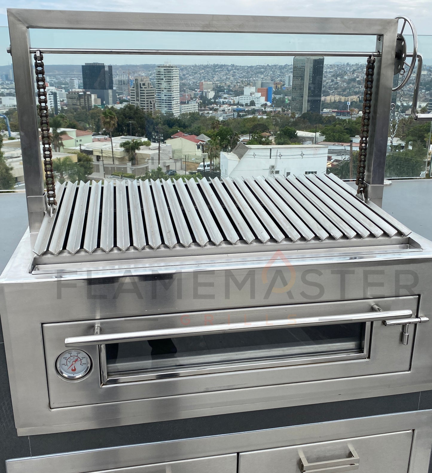 INSULATED CHAMBER ARGENTINIAN GRILL