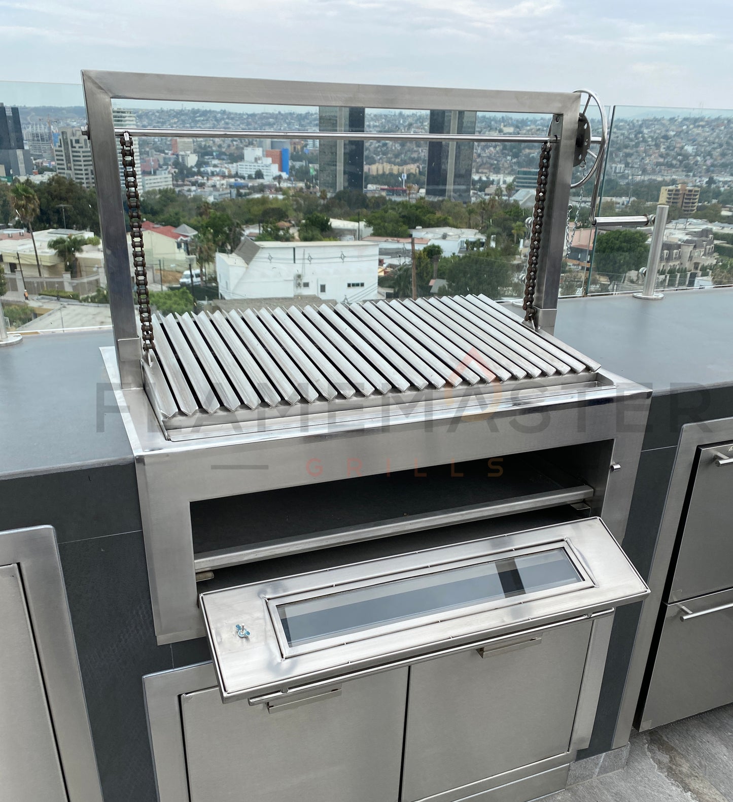INSULATED CHAMBER ARGENTINIAN GRILL