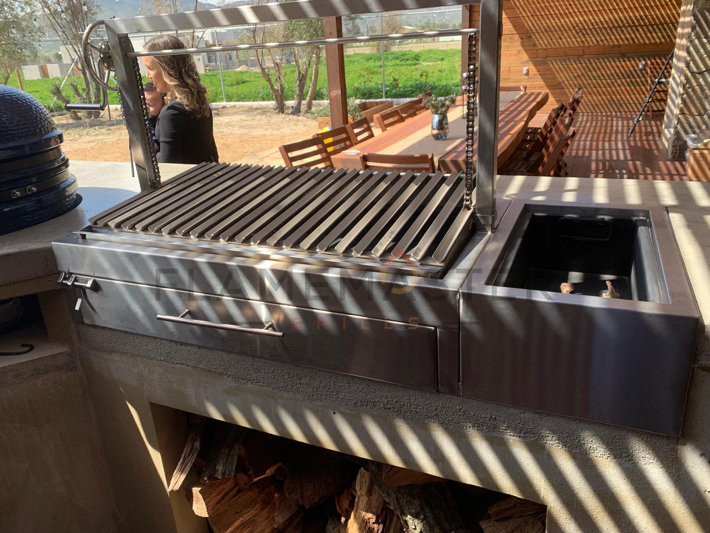 Argentinian Stainless Steel BBQ Grill